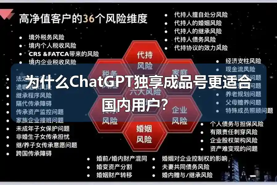 为什么ChatGPT独享成品号更适合国内用户?